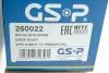 Полуось Renault GSP 260022 (фото 2)