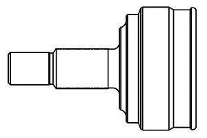 Шарнірний комплект, приводний вал GSP 823021 (фото 1)