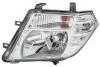 HELLA NISSAN Фара основная H4 с мотором регул.лев.Navara,Pathfinder III 05- 1EE 238 055-011