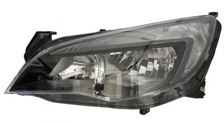 OPEL Фара основная галоген с мотором,H7/H7 W21/5W лев.Astra J 09- HELLA 1EG 010 011-611