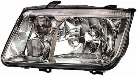 Фара VW Bora 99-05 (с противотуманкой) правая HELLA 1EH 963 560 601