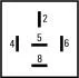 DB Реле поворотов 12V 5 полюсов 2+1x21 Вт Bora,Golf III,IV,V,Passat,T4 HELLA 4LZ 003 750-401 (фото 3)