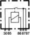 Реле многофункциональное 12V 40A 5pin HELLA 4RA 933 791-121 (фото 2)