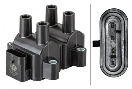 Котушка запалювання Kangoo/Logan/Clio 1.2-1.6i 97-05 HELLA 5DA193175-391