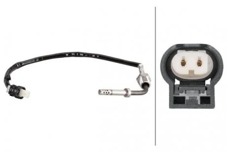 CZUJNIK TEMPERATURY SPALIN MERCEDES HELLA 6PT 010 376-131