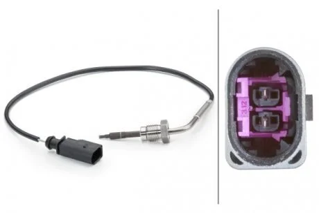 CZUJNIK, TEMPERATURY SPALIN AUDI VW HELLA 6PT 014 494-101