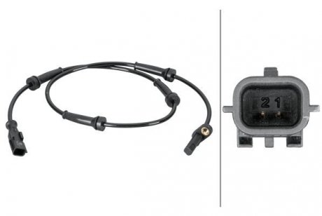 CZUJNIK ABS OPEL VIVARO, RANAULT TRAFIC 06- HELLA 6PU 012 806-631