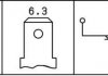 FIAT Датчик тиску оливи Croma 2.5D 87-90 HELLA 6ZL 003 259-201 (фото 2)