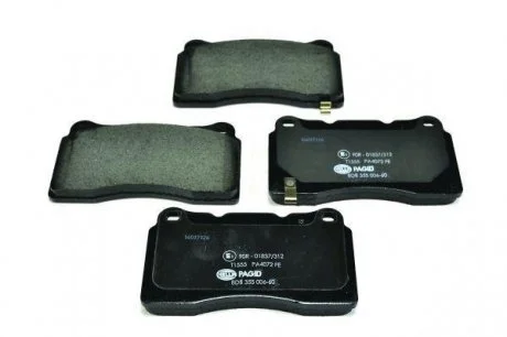 Гальмівні колодки перед. Civic/Lancer/Impreza 2.0-2.5 01- HELLA 8DB355006-601