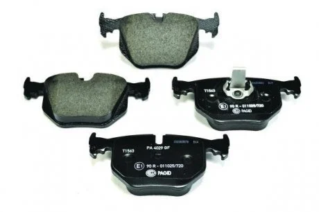 Тормозные колодки зад. BMW 3(E46)/7(E38)/X5(E53) 94-11 (ATE) (123x59,4x17,3) HELLA 8DB355006-691