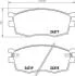 Тормозные колодки перед Hyundai Accent/Kia Rio 05- (mando) HELLA 8DB355006-951 (фото 2)