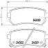 Гальмівні колодки зад. Hyundai Accent/Kia Rio/Ceed 05- (mando) HELLA 8DB355006-961 (фото 2)