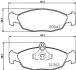 Тормозные колодки дисковые перед. Opel Astra/Vectra 1.4-1.8 -96 HELLA 8DB 355 007-531 (фото 2)