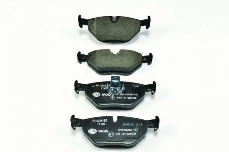 Гальмівні колодки зад. BMW 5 (E39) 96-03 HELLA 8DB355007-981