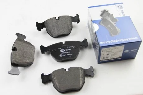 Тормозные колодки перед. BMW 5(E39)/7(E38) 96-04 (Teves) HELLA 8DB355008-281