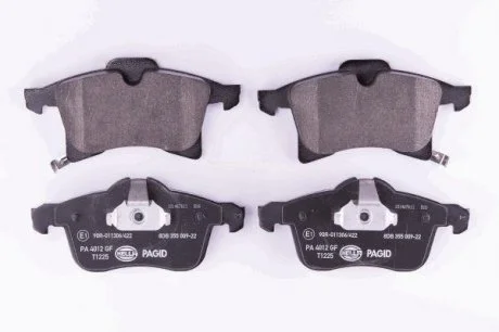 Тормозные колодки перед. Opel Astra F/G/H/Zafira A/B 94- (A HELLA 8DB355009-221