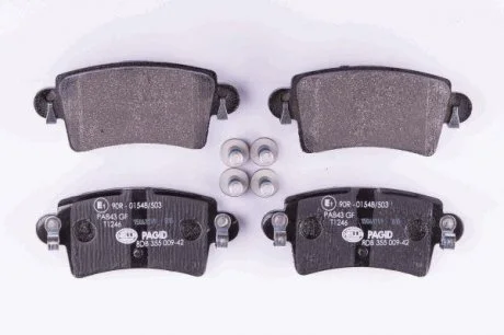 Тормозные колодки зад. Master/Movano 00- HELLA 8DB355009-421
