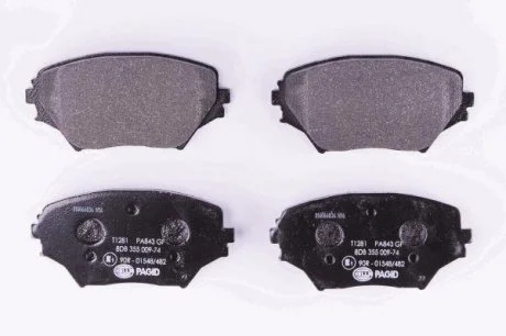 Тормозные колодки перед. Toyota RAV4 94-05 (sumitomo) HELLA 8DB355009-741