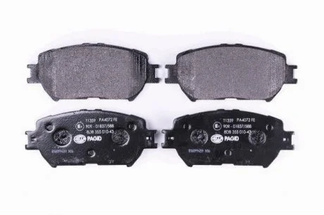 Тормозные колодки перед. Toyota Camry 96-06 (akebono) HELLA 8DB355010-431