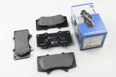 Тормозные колодки перед. Toyota Land Cruiser/Hilux VII/Lexus GX/ MITSUBISHI PAJERO 01- (sumitomo) HELLA 8DB355010-491