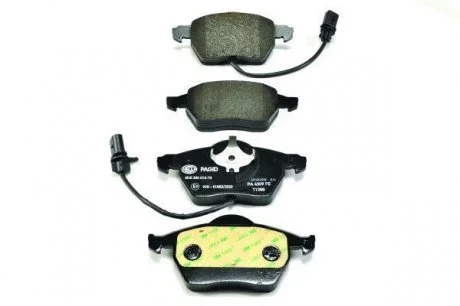Гальмівні колодки перед. Passat B5/Audi A4/A6 00-05 HELLA 8DB355010-731