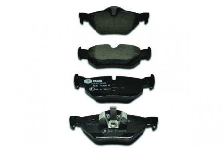 Тормозные колодки дисковые задние BMW 3 (E90/E90N) 320d 05-/X1 (E84) 09- HELLA 8DB 355 011-301 (фото 1)