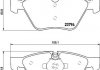 Тормозные колодки дисковые перед, BMW 3 (E90/E90N) 320d 05-/X1 (E84) 09- 8DB 355 011-321