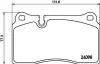 Гальмівні колодки перед. VW Touareg 02- (brembo) HELLA 8DB 355 011-851 (фото 2)