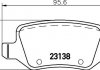 Тормозные колодки зад. MB A-class (W168/W169) 97-12 (TRW) HELLA 8DB355012-131 (фото 1)