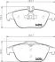Тормозные колодки дисковые задние DB C-Class (W204) C 180,C 200 CDI 01.08- HELLA 8DB 355 012-741 (фото 2)