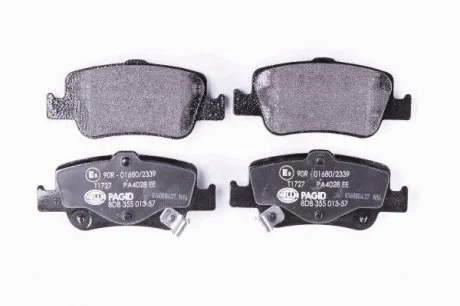 Тормозные колодки зад. Toyota Auris 07-12/Corolla 13- (bosch) HELLA 8DB355013-571