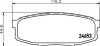 Тормозные колодки зад. Toyota Land Cruiser 08- (advics) HELLA 8DB355013-771 (фото 2)