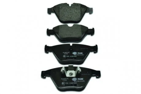 Тормозные колодки перед. BMW 3 (E90)/5 (E60)/7 (E65) 02-13 (ATE) HELLA 8DB 355 013-931
