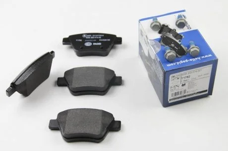 Гальмівні колодки зад. Caddy/Jetta 10-/Golf 09-13 HELLA 8DB355014-021