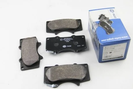 Тормозные колодки перед. MITSUBISHI PAJERO/TOYOTA FJ CRUISER/LAND CRUISER 2.7-4.7 01- HELLA 8DB355014-121