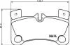 Гальмівні колодки дискові зад. Audi Q7/Porsche Cayenne/VW Touareg 3.0Tdi-6.0W12 08.04- HELLA 8DB 355 014-631 (фото 2)