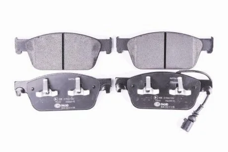 Тормозные колодки перед T5 09- (R17) HELLA 8DB355014-981