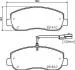 Тормозные колодки дисковые перед. Opel Movano Renault Master III 2.3Dci/2.3Cdti 05.10- HELLA 8DB 355 015-291 (фото 2)