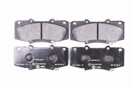 Колодки гальмівні дискові комплект передні HELLA 8DB355015821