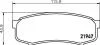 Тормозные колодки зад. Toyota Land Cruiser 84- HELLA 8DB355016-831 (фото 2)