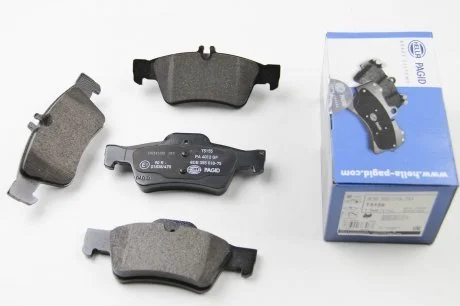Тормозные колодки зад. MB E/S-класс (W211/W212/W220/W221) 99 HELLA 8DB355018-751