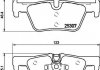 Тормозные колодки дисковые зад. BMW 3 (F30/F31) 12-/1 118 (F20) 10- HELLA 8DB 355 019-971 (фото 2)