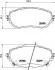 Колодки тормозные передние Toyota Corolla 2013- HELLA 8DB 355 020-281 (фото 1)