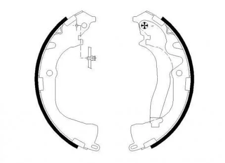 Комплект тормозных колодок HELLA 8DB355022061