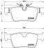 HELLA VOLVO колодки гальм. задні S60/S90/V60V90 16- 8DB 355 025-971
