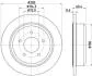 HELLA JEEP Диск тормозной задн.Grand Cherokee 92-99 8DD 355 114-801
