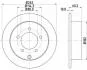 Гальмівний диск зад. Lancer 07- (PRO) HELLA 8DD355119-181 (фото 1)