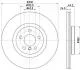 Диск тормозной передн. вентиль. BMW 2 F45 14- X1 F48 15- 330X24 V 8DD 355 122-641