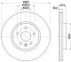 (16") Диск гальмівний перед. Opel Astra K 1.0-1.6D 06.15- 8DD 355 122-851
