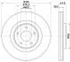 Диск гальмівний передн Nissan X-Trail Renault Koleos II 1.6-2.0D 04.14- 8DD 355 125-341
